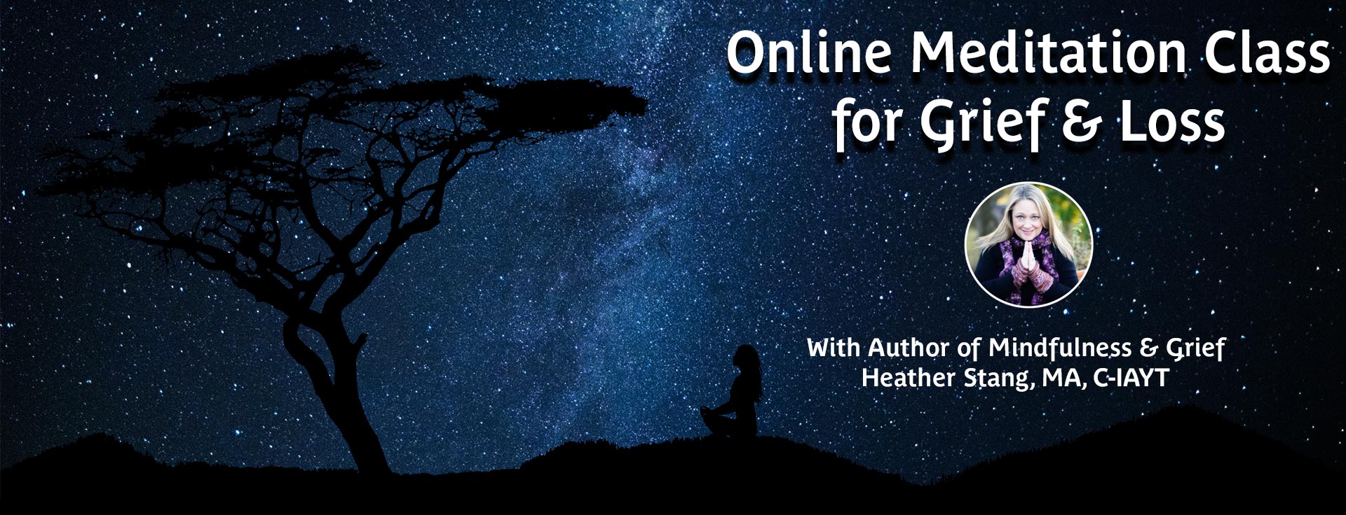 online meditation class for grief and loss short